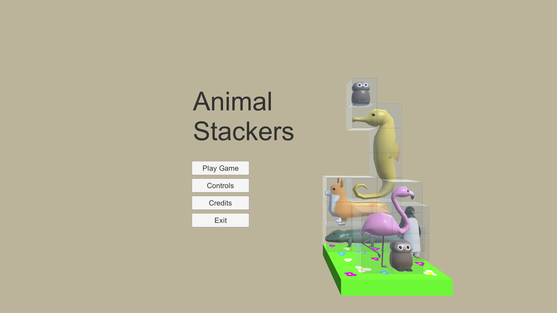 Animal Stackers Game