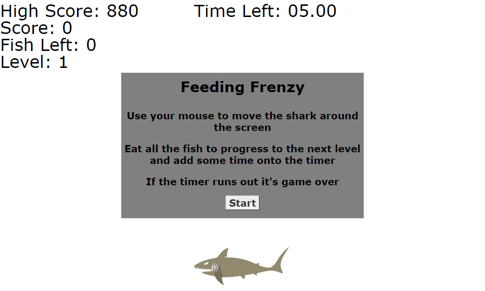Feeding Frenzy Game